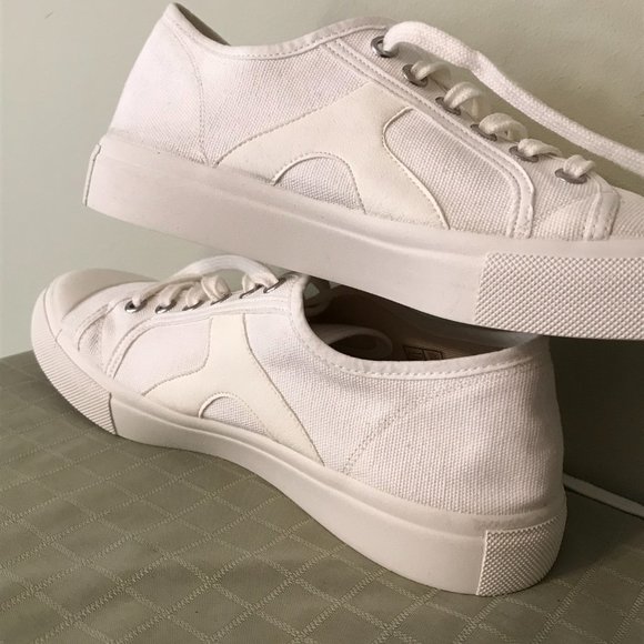 Flattered White Women's Sneakers - Picture 8 of 14